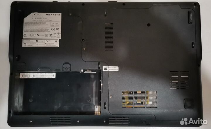 Корпус для ноутбука MSI CX500 MS-1682