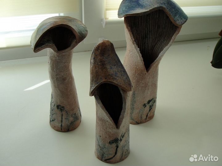 Декоративные вазы.Грибы