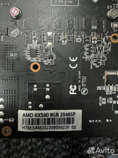 Видеокарта afox AMD Radeon RX 580 2048SP 8gb
