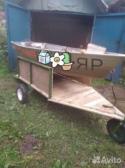 Телега для лодки