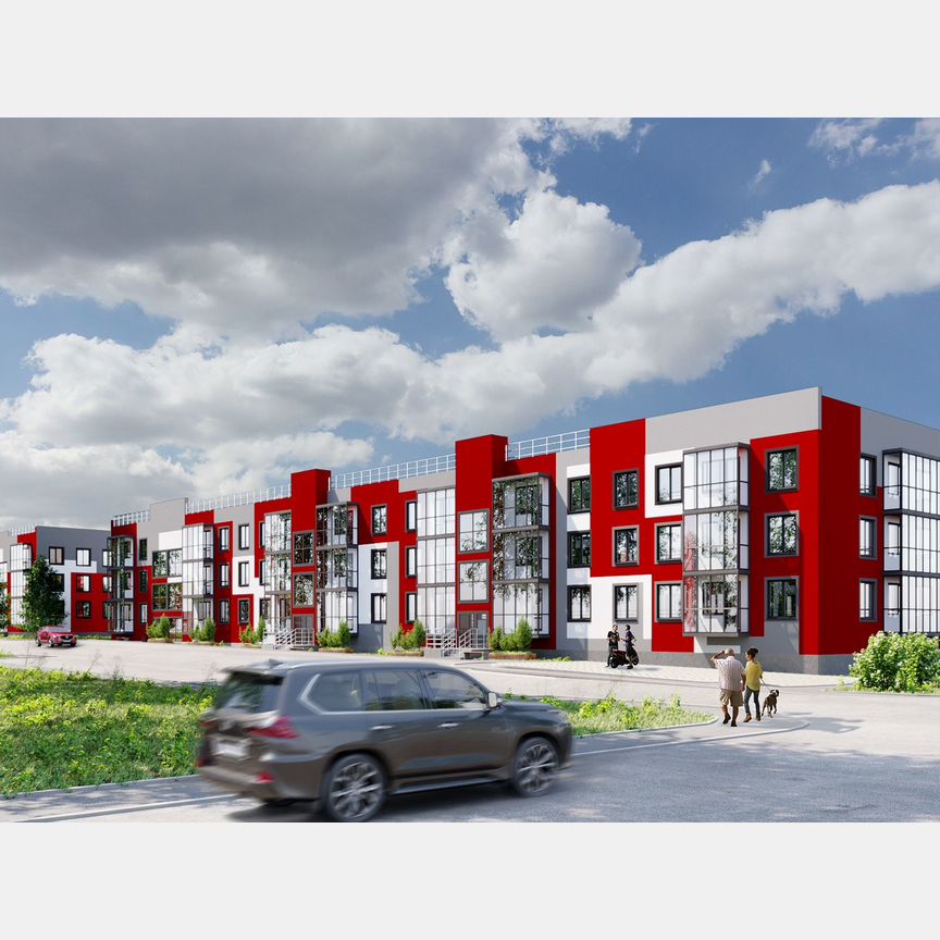 3-к. квартира, 79,7 м², 2/3 эт.