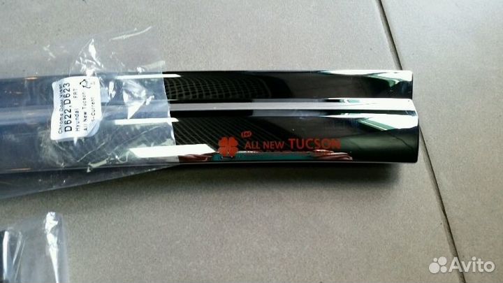 Hyundai Tucson 2016 дефлекторы хромированные 6 чс