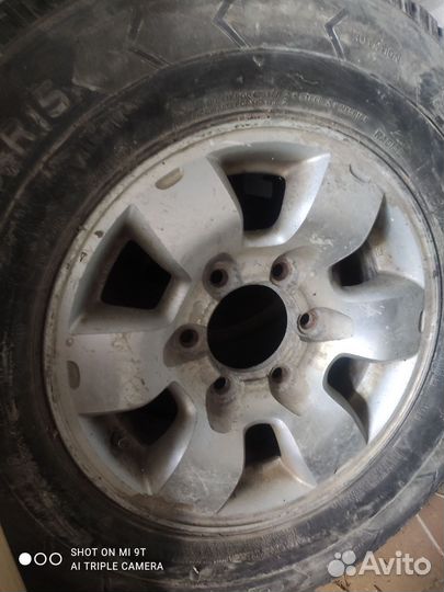 Диски литые, шины 135*75/R15