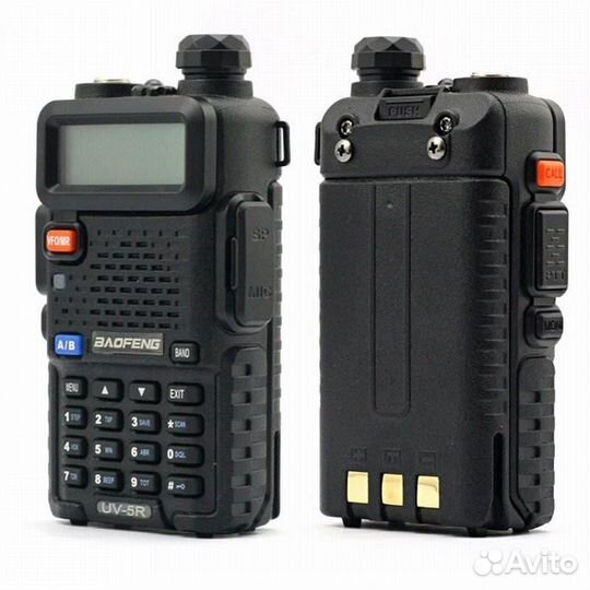 Рация Baofeng UV-5R 8W черная