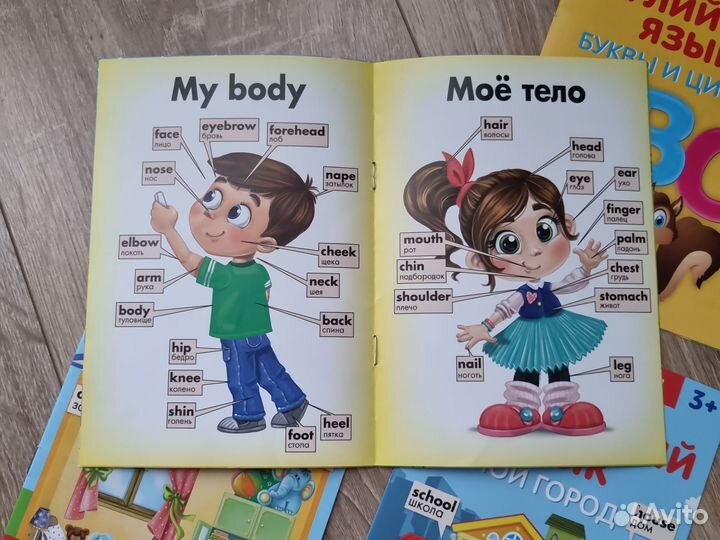 Мини- книжки мои первые знания Английский язык 3+