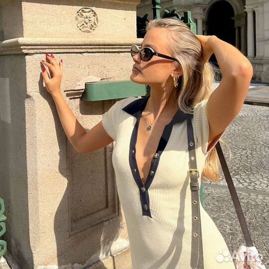 Платье трикотажное женское