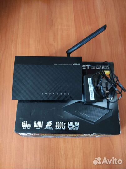 Модем-роутер asus DSL-N12U и asus DSL-N10