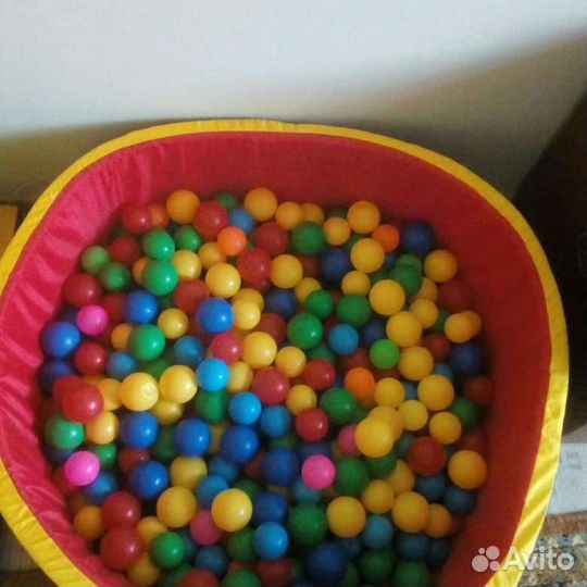 Сухой бассейн с шариками большой 190 шариков