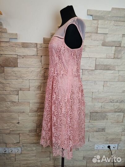 Платье нарядное, Германия, настоящее кружево, 44