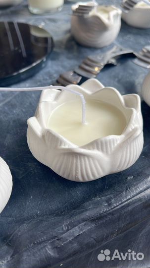 Свеча в ракушке