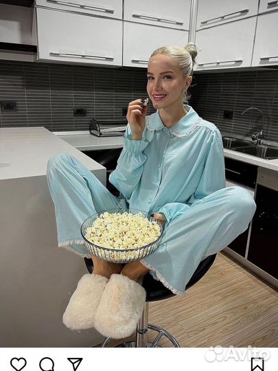 Пижама из жаккардового атласа tezenis