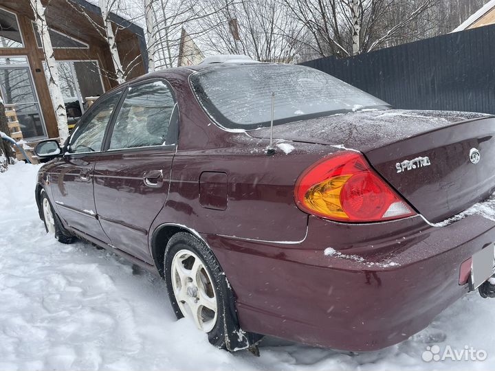 Kia Spectra 1.6 МТ, 2007, 190 000 км