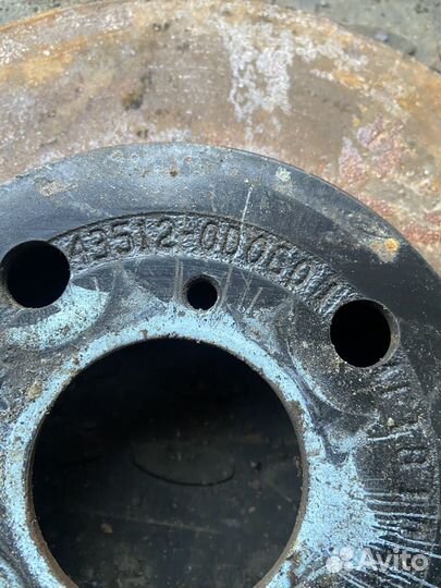 Диск тормозной передний Toyota Yaris 2005-2011г