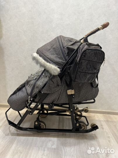 Детские санки коляска