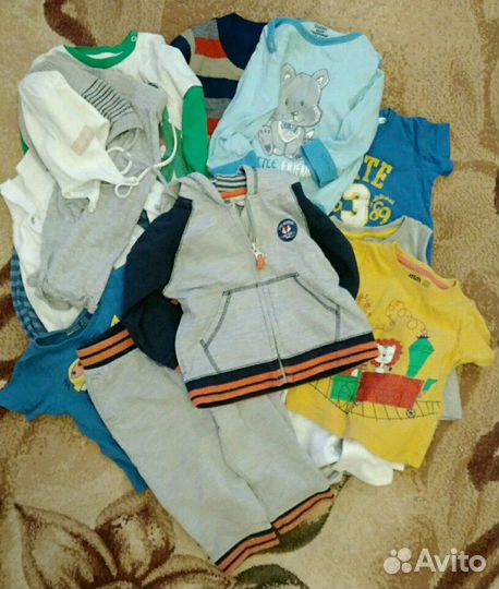 Детская одежда пакетом на мальчика на 1годик