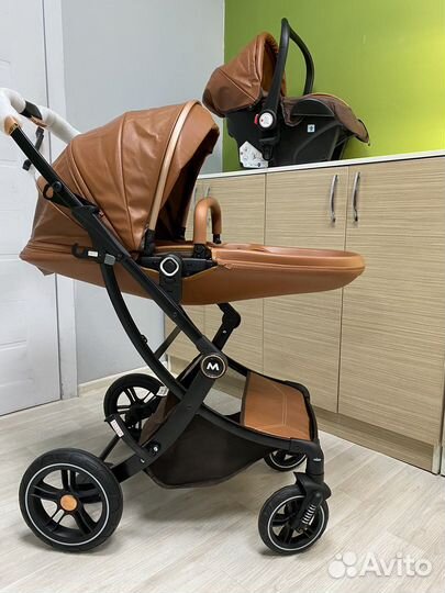 Коляска 3 в 1 Эко кожа (новая)