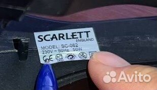 Щипцы гофрэ для волос scarlett