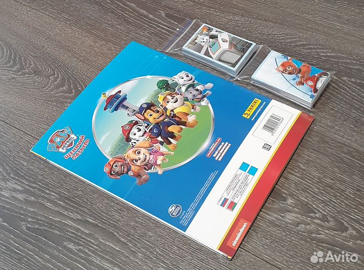 Альбом и полная коллекция panini Щенячий Патруль 7