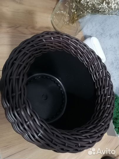 Кашпо из ротанга 12 литров