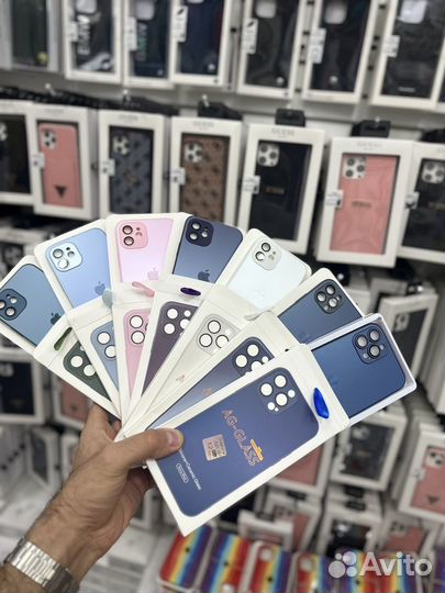 Чехол на iPhone Sapphire lens AG-glass