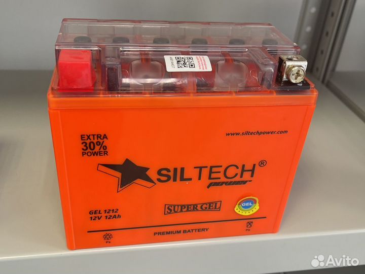 Аккумулятор siltech GEL1212 12V12AH п.п. (YTX12-BS