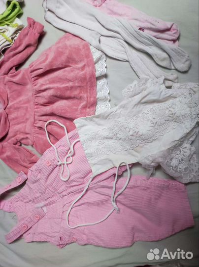 Детские вещи пакетом для девочек 7-10м