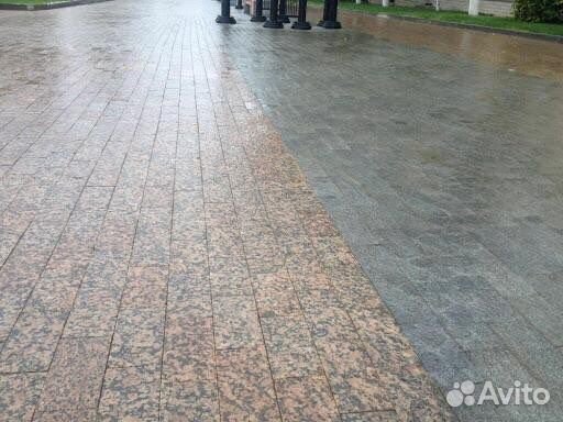 Гранитная тротуарная плитка