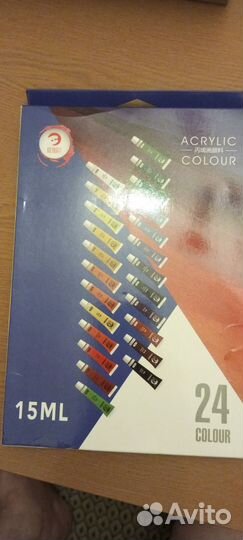 Набор акриловых красок 24 цвета