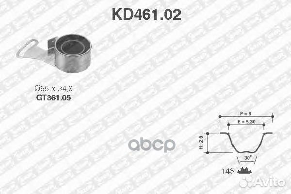 Комплект грм KD461.02 KD461.02 SNR