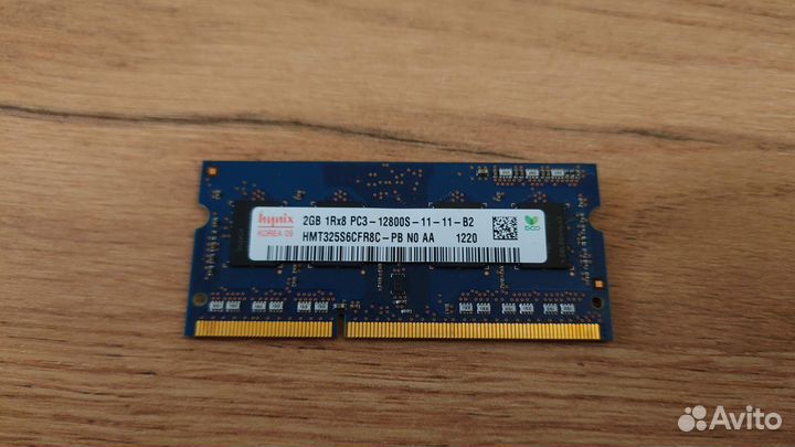Модуль памяти Hynix DDR3 2Gb PC3-12800S