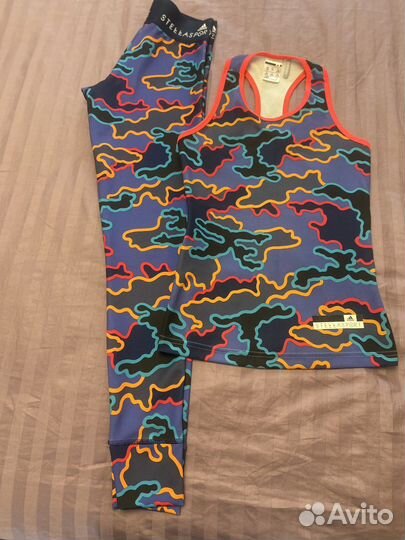 Adidas stella mccartney костюм для фитнеса XS