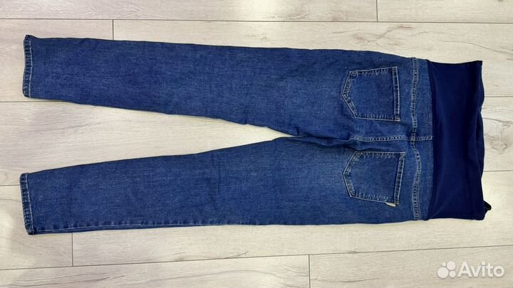 Джинсы для беременных синие