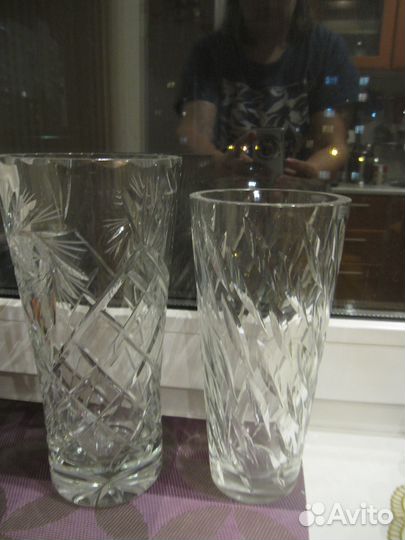 Вазы хрустальные для цветов