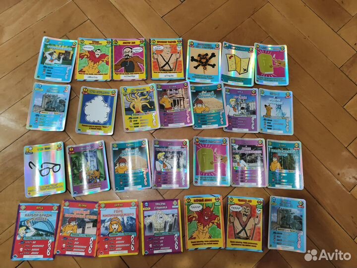 Карточки Скуби-Ду с фургоном