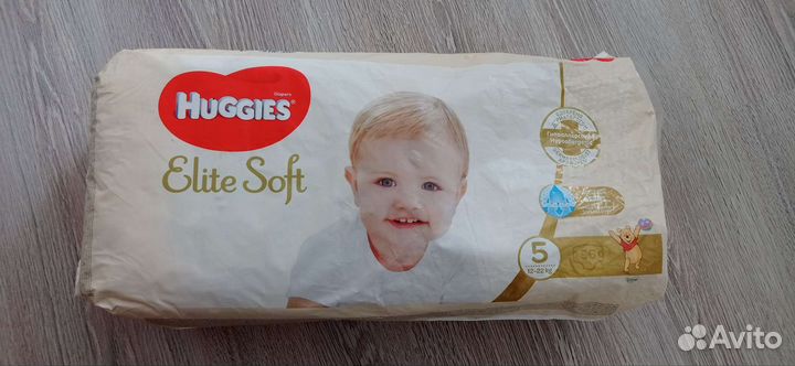 Подгузники huggies elite soft 5