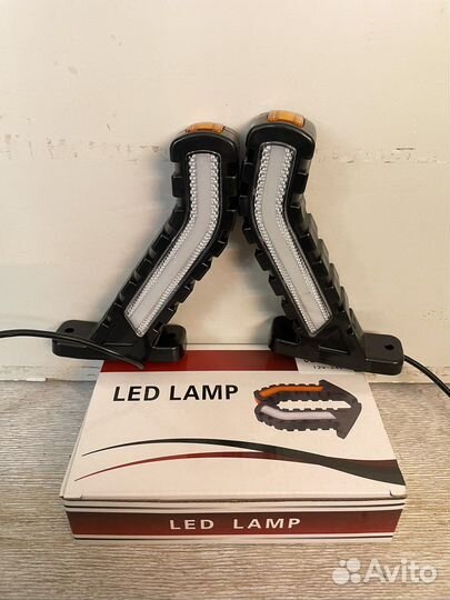 Боковые габаритные фонари рога + поворотники