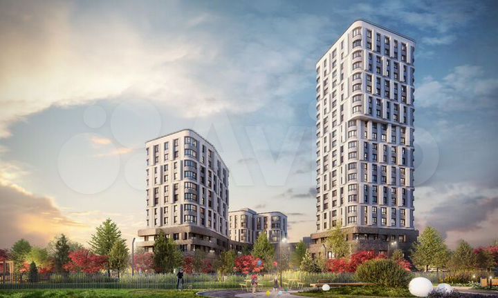 3-к. квартира, 88 м², 1/14 эт.