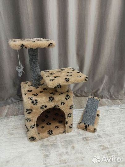 Домик для кошки с когтеточкой