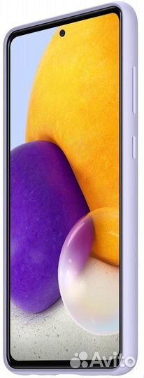 Оригинал Silicone Cover для Samsumg A72 Фиолетовый