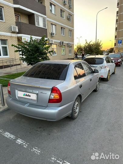 Hyundai Accent 1.5 МТ, 2007, 190 000 км