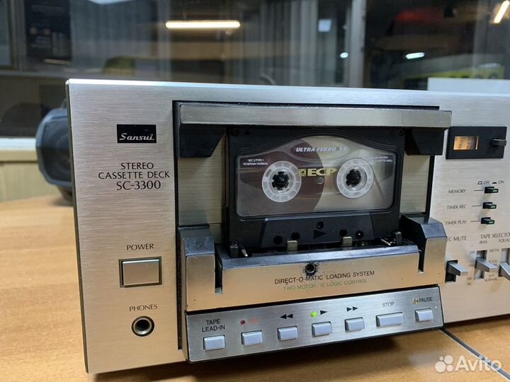 Дека кассетная Sansui SC-3300