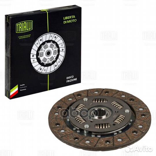 Диск сцеп. ведом. заз 1102 FD301 Trialli