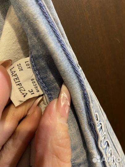 Женские джинсовые капри