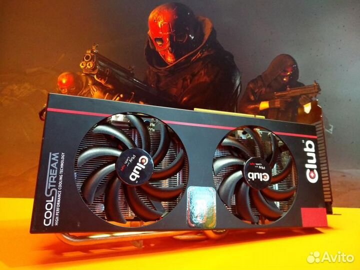 Видеокарта club 3D Radeon R9 280X 3GB DDR5