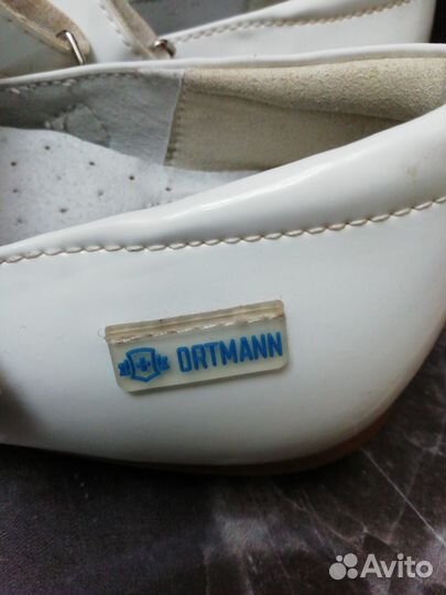 Туфли белые для девочки Ортман 35 размер