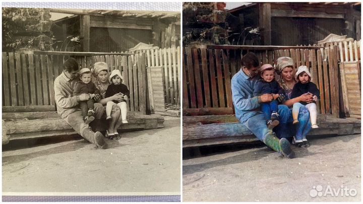 Реставрация, ретушь, колоризация фото