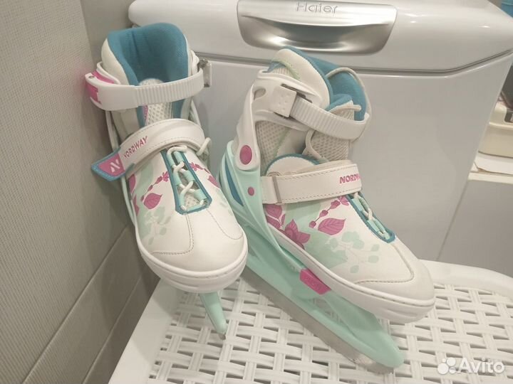 Коньки фигурные детские раздвижные