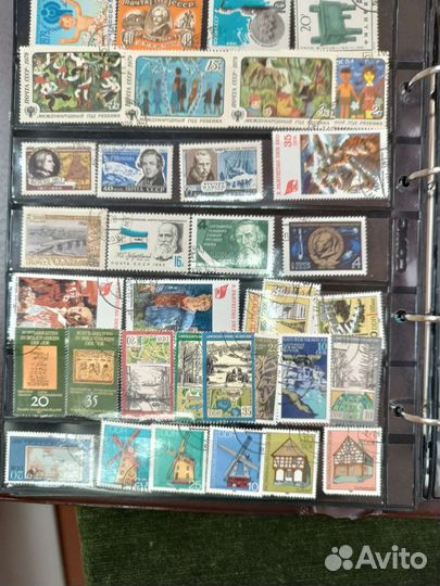 Почтовве марки в ассортименте
