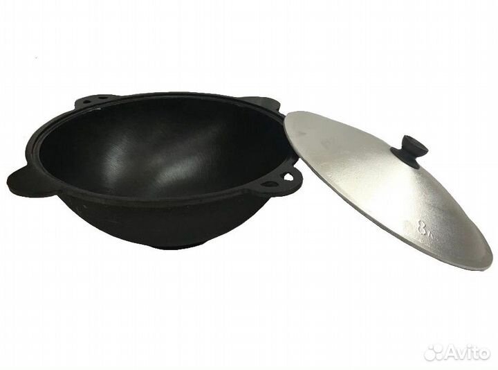 Казан чугунный. Узбекистан (наманган) 8 литров