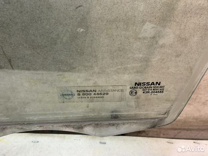 80301EL000 Стекло двери перед L Nissan Tiida С11